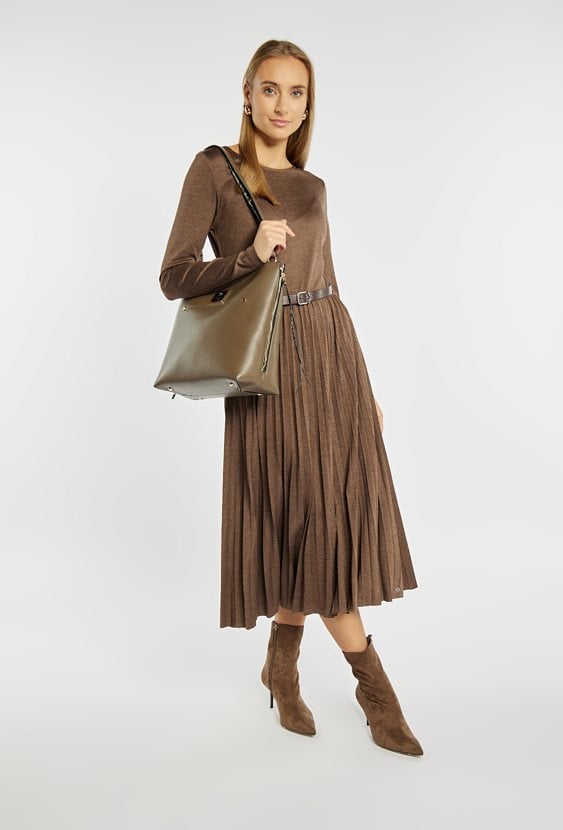 Sukienka damska z paskiem