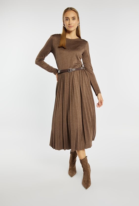 Sukienka damska z paskiem