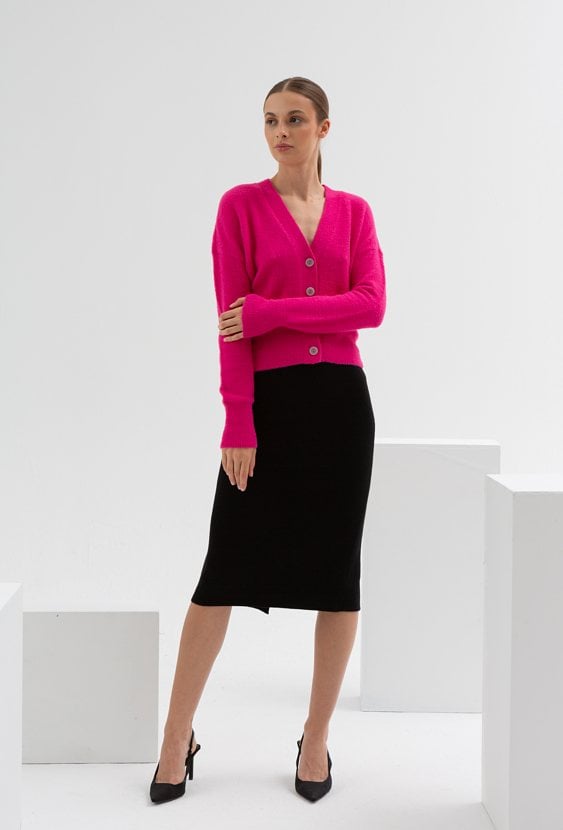 Ołówkowa spódnica z mięciutkiej wiskozy