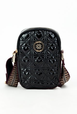 Torebka dwukomorowa na telefon