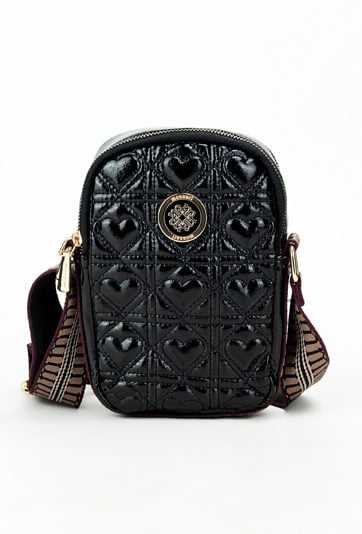 Torebka dwukomorowa na telefon