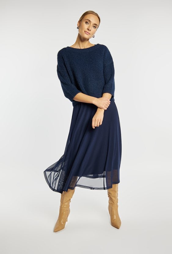 Sukienka ze swetrem w komplecie