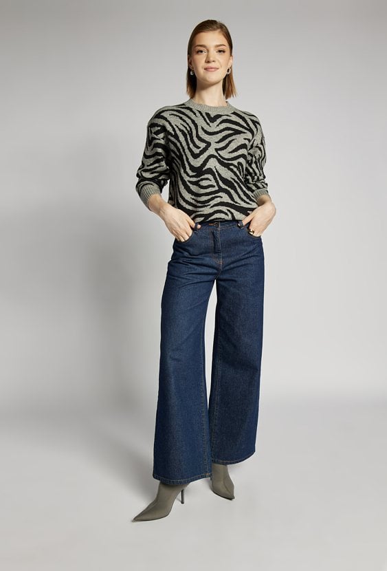 Wzorzysty sweter