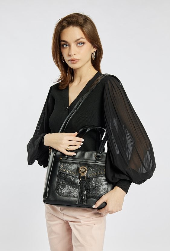 Dwukomorowa damska torba