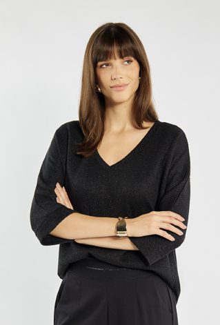 Bluzka z lekkim połyskiem