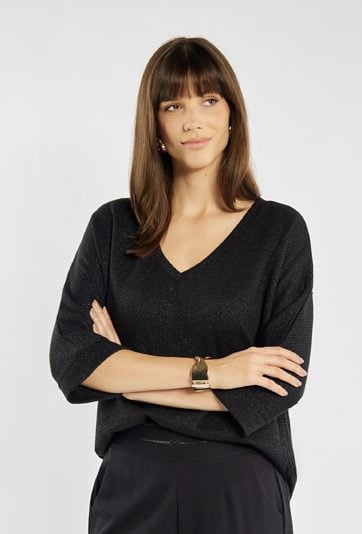 Bluzka z lekkim połyskiem