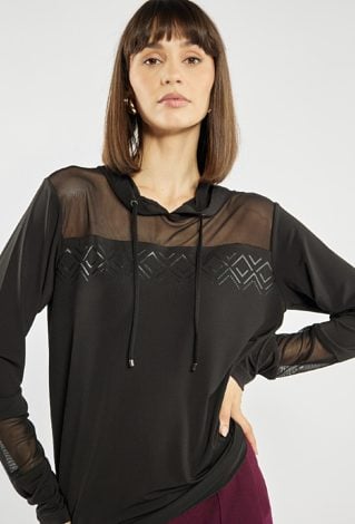 Bluzka damska z kapturem