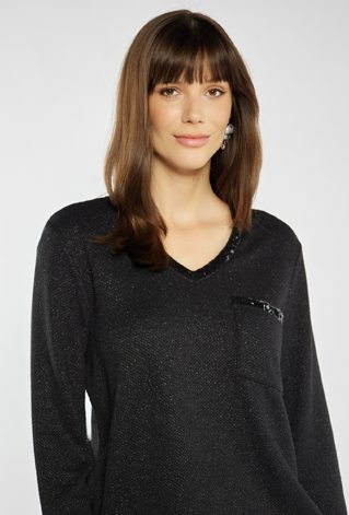 Bluzka damska z połyskiem