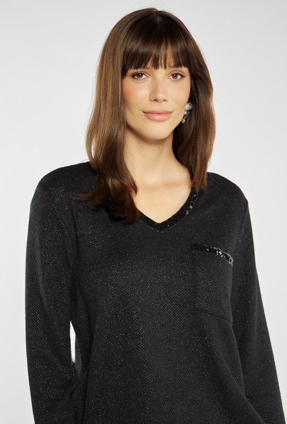 Bluzka damska z połyskiem