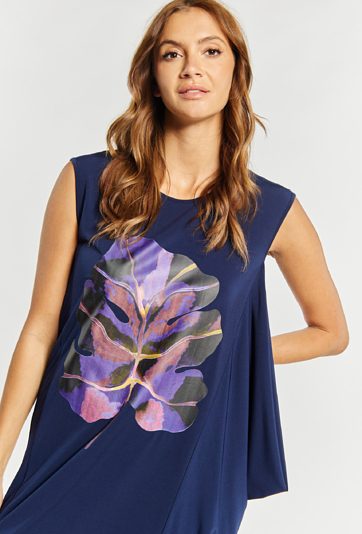 Sukienka damska o luźnym fasonie