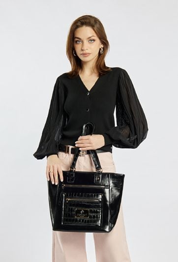 Duża torba damska typu shopper