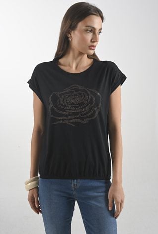 T-shirt damski z wzorem