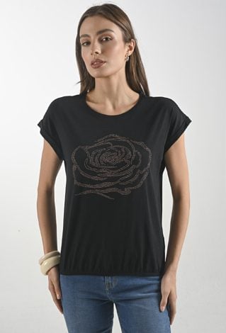 T-shirt damski z wzorem