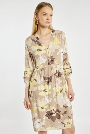 Luźna sukienka z wzorem