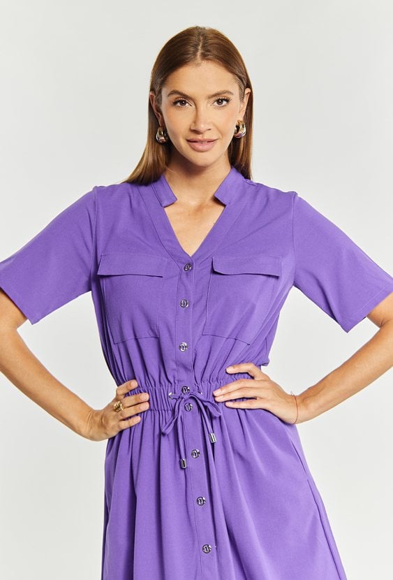 Sukienka damska ze ściągaczem