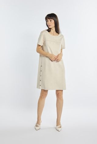 Sukienka z imitacji zamszu