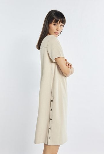 Sukienka z imitacji zamszu