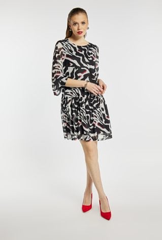 Sukienka mini z wzorem