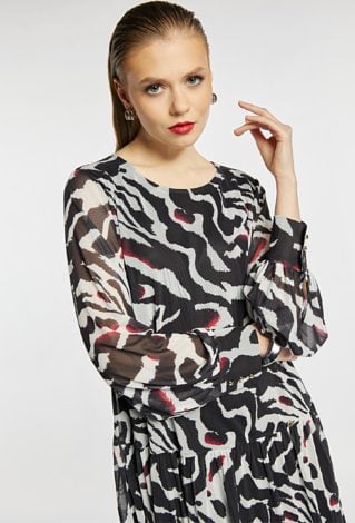 Sukienka mini z wzorem