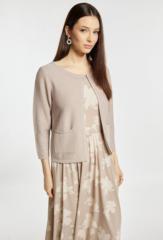 Bolerko z delikatnym połyskiem