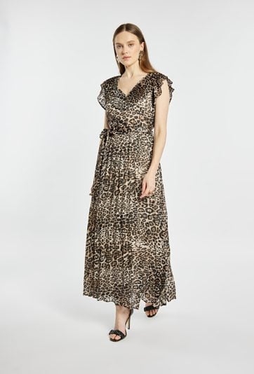 Sukienka maxi z wzorem