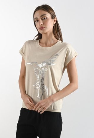 Bawełniany t-shirt z gumką