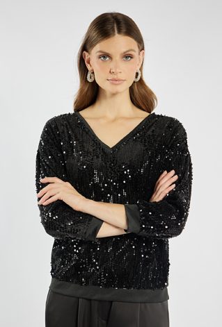 Bluzka z cekinami