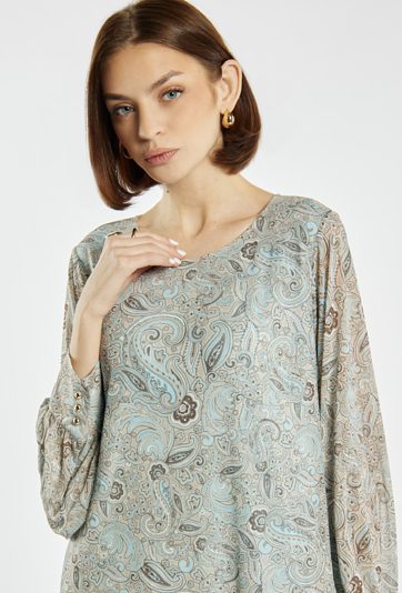 Sukienka mini z wzorem