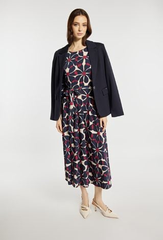 Sukienka midi z wiązaniem