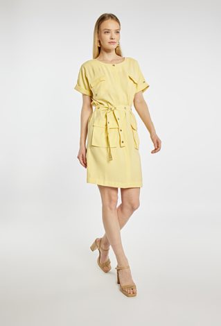 Sukienka mini z wiązaniem