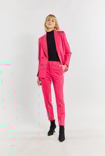 Eleganckie spodnie z aplikacjami