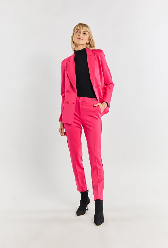 Eleganckie spodnie z aplikacjami