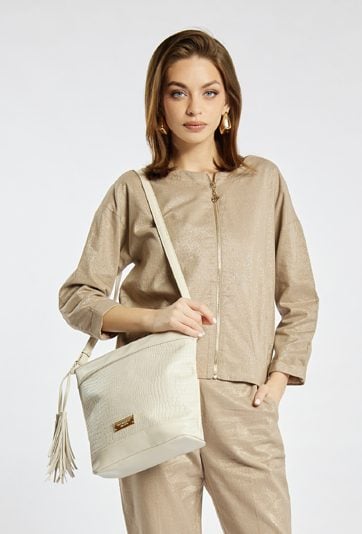 Torba damska z frędzlami