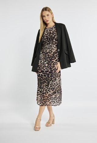 Dopasowana sukienka midi