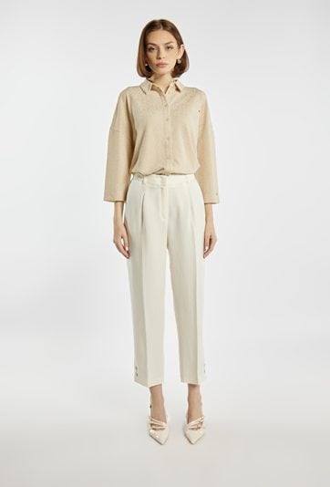 Spodnie damskie z dodatkiem wiskozy