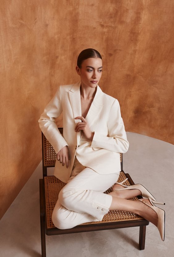 Spodnie damskie z dodatkiem wiskozy