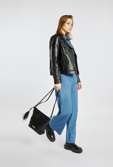 Torba damska z frędzlami