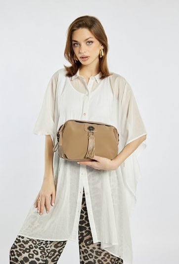 Damska torba ze stylowymi frędzlami