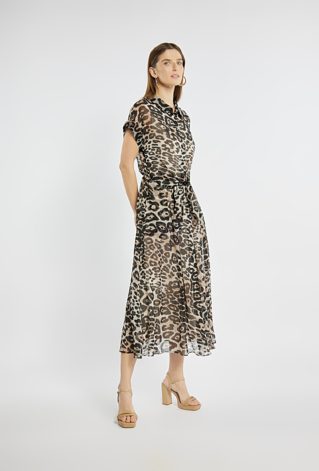 Sukienka w zwierzęcy wzór