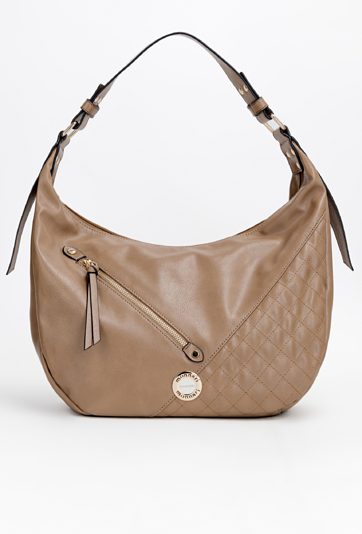 Shopper damski z kieszonką z przodu