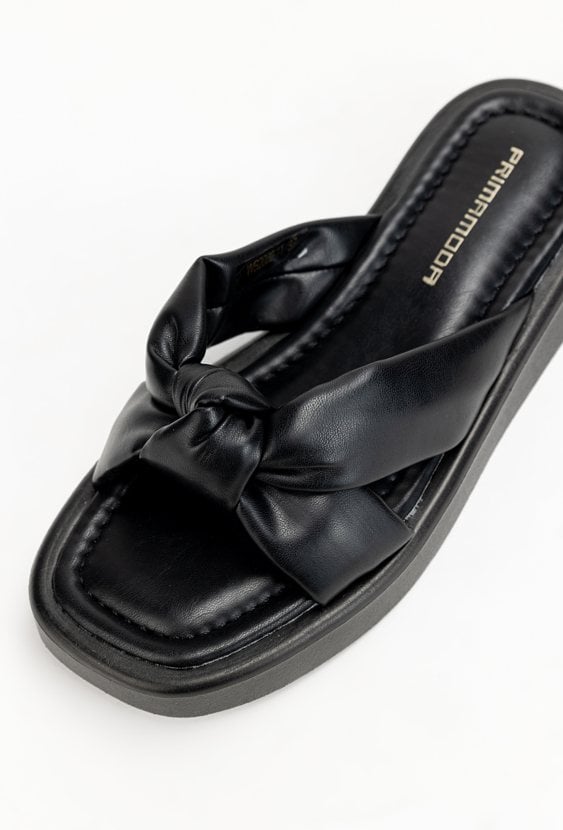 Czarne klapki ANCELO