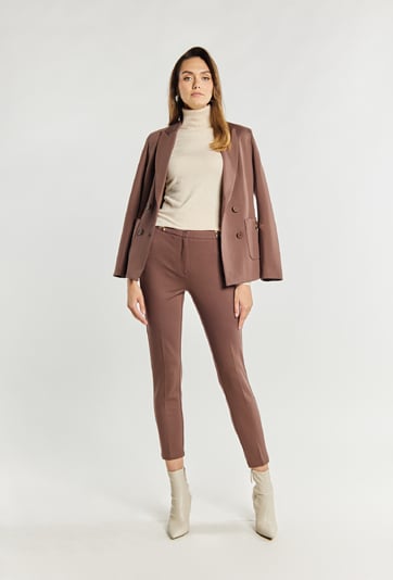 Eleganckie spodnie z aplikacjami