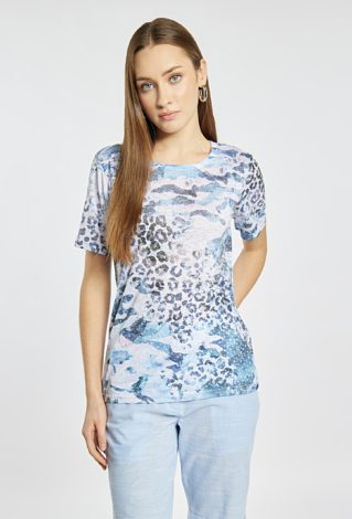 Bluzka damska z wzorem