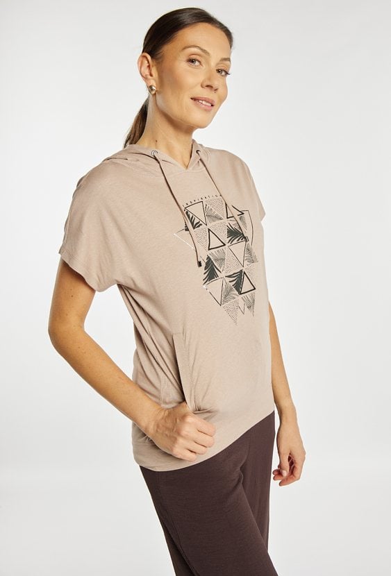 T-shirt z kapturem