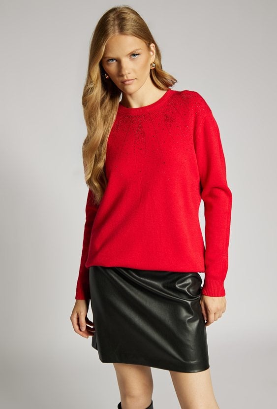 Sweter damski z wiskozą