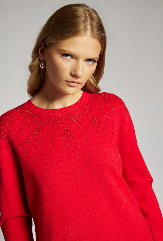 Sweter damski z wiskozą