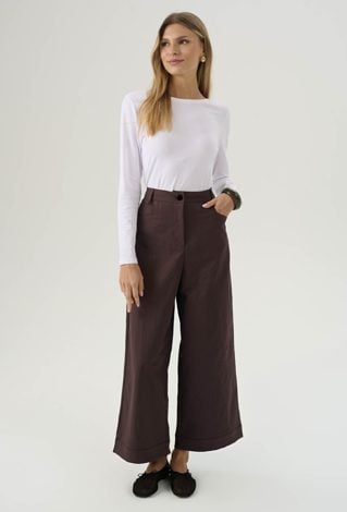 Bawełniana bluzka z długim rękawem