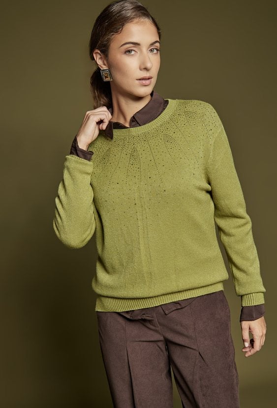 Sweter damski z wiskozą