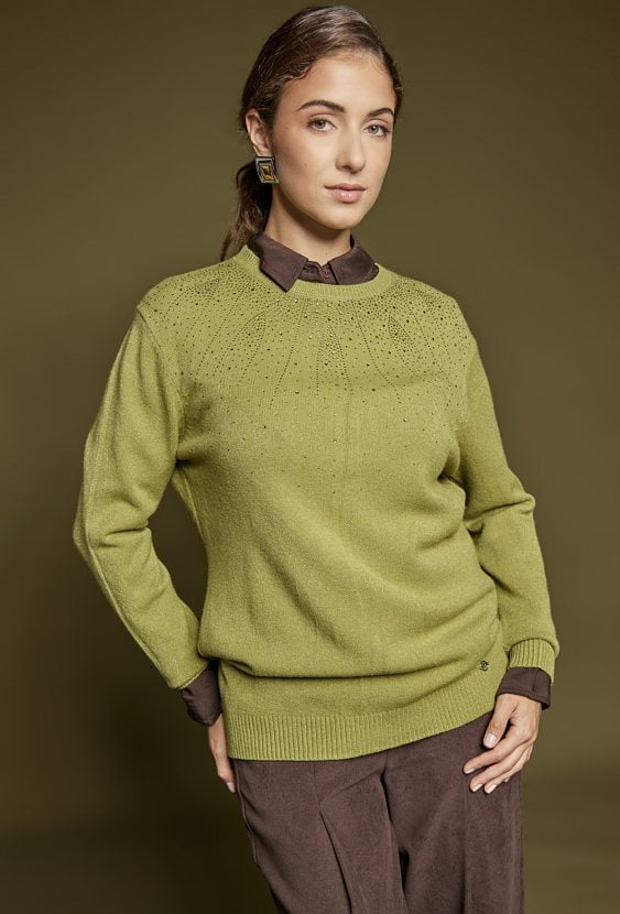 Sweter damski z wiskozą