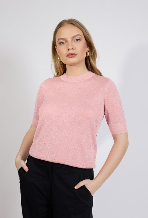 Sweter z krótkim rękawem